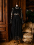 Harriet Black Lace Skirt