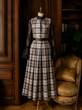 Rosamund Tartan Wool Skirt