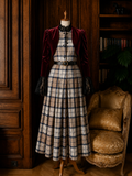 Rosamund Tartan Wool Skirt