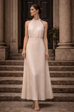Fiona Pleated Dress in Cream