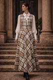 Rosamund Tartan Wool Skirt