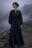 Klara Dark Blue Midi Dress