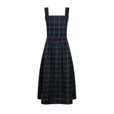 Stella Tartan Pinafore Midi Dress