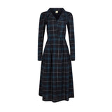 Cora Tartan Coat-Dress