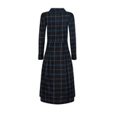 Cora Tartan Coat-Dress