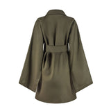 Edith Cashmere Coat With Cloak Sleeves