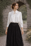 Harriet Black Lace Skirt